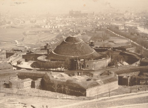 Fotografia lotnicza, Kopiec Tadeusza Kościuszki i fort 